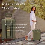 Essential 22" Carry On Expandable Spinner - Luggage for Travel, Suitcases with Wheels, Softside Rolling Bag for M