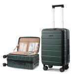 LOVEVOOK Carry On Luggage 22x14x9 Airline Approved with Spinner Wheels, 20 Inch Small Carry On Suitcase with TSA Lock, Expandable Hard Shell Suitcases for Men Women