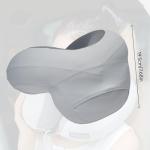 Naturehike Neck Pillow Aeroplane Inflatable, Pressure Air Cushion Inflatable Travel Pillow, Lightweight Neck Pillow Adult for Airplane, Train, Office