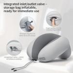 Naturehike Neck Pillow Aeroplane Inflatable, Pressure Air Cushion Inflatable Travel Pillow, Lightweight Neck Pillow Adult for Airplane, Train, Office