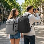 TILYMOL Travel Backpack for Women & Men - 15.6 inch Laptop Bag Flight Approved, Large Carry On Anti-theft Backpack for Travel Work Business Weekender