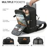 TILYMOL Travel Backpack for Women & Men - 15.6 inch Laptop Bag Flight Approved, Large Carry On Anti-theft Backpack for Travel Work Business Weekender