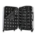 InUSA RESILIENCE Luggage with Spinner Wheels | Durable Lightweight Hardside Suitcase, Traveling Suitcases, Travel Bag with Handle and Trolley | 28-Inch Large Checked Luggage | Silver