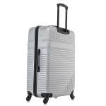 InUSA RESILIENCE Luggage with Spinner Wheels | Durable Lightweight Hardside Suitcase, Traveling Suitcases, Travel Bag with Handle and Trolley | 28-Inch Large Checked Luggage | Silver