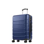 OLIXIS 20 Inch Carry-On Luggage, Hardside Suitcase with Spinner Wheels, Lightweight ABS Hard Shell Travel Luggage, TSA Approved Lock, Expandable Small Suitcase for Business & Travel–Blue