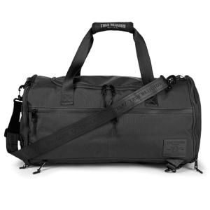 True Religion Convertible Duffel Bag for Travel - Large Gym Backpack for Men and Women, Carry On Weekender Luggage with 16" Laptop Sleeve, Clothes and Shoe Compartment, Overnight Day Carry-On Bookbag