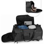 True Religion Convertible Duffel Bag for Travel - Large Gym Backpack for Men and Women, Carry On Weekender Luggage with 16" Laptop Sleeve, Clothes and Shoe Compartment, Overnight Day Carry-On Bookbag