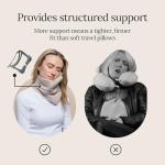 trtl Travel Pillow 2.0 – Scientifically Proven Super Soft Travel Pillow with Premium Head & Neck Support – for Airplane Travel – Machine Washable – Lightweight & Compact – Sand Beige