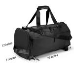 True Religion Convertible Duffel Bag for Travel - Large Gym Backpack for Men and Women, Carry On Weekender Luggage with 16" Laptop Sleeve, Clothes and Shoe Compartment, Overnight Day Carry-On Bookbag