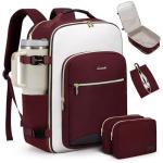 LOVEVOOK Large Travel Backpack for Women & Men, 40L Carry on Backpack for Airplanes, TSA Personal Item Travel Bag fits 17" Laptop, Waterproof Weekender Essentials Airline Approved with 3 Packing Cubes