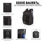 Eddie Bauer Stowaway Packable Backpack | Travel | Outdoor | Lightweight | Foldable | Durable | Ripstop Polyester | 30L - Maroon