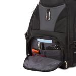 SWISSGEAR 1900 ScanSmart TSA Laptop Backpack Fits 17 Inch Laptop with RFID Protection and Tablet Pocket, Grey/Black, 19-Inch