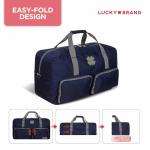 Lucky Travel Duffel Bags 115L, Gym Bag, Travel Bag & Large Duffle Bag for Men, Foldable Overnight Weekender Bags for Women & Men with Adjustable Shoulder Strap, Navy