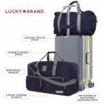 Lucky Travel Duffel Bags 115L, Gym Bag, Travel Bag & Large Duffle Bag for Men, Foldable Overnight Weekender Bags for Women & Men with Adjustable Shoulder Strap, Navy