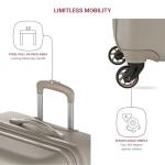 SwissGear 7366 Signature Hardside Expandable Luggage with Spinner Wheels, TSA Lock, Sand, Checked-Large 27-Inch