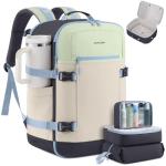 LOVEVOOK 40L Travel Backpack for Women & Men, Airline Approved Carry On Backpack with 3 Packing Cubes, TSA Personal Item Bag, Waterproof Weekender Overnight Backpack Fits 17" Laptop