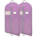 BALEINE 2PK Heavy Duty Garment Bag with Shoe Storage Travel Bag for Dresses, Suit, Coats Travel Essential (60", Pink)