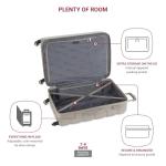 SwissGear 7366 Signature Hardside Expandable Luggage with Spinner Wheels, TSA Lock, Sand, Checked-Large 27-Inch