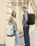 LOVEVOOK 40L Travel Backpack for Women & Men, Airline Approved Carry On Backpack with 3 Packing Cubes, TSA Personal Item Bag, Waterproof Weekender Overnight Backpack Fits 17" Laptop
