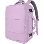 Taygeer Travel Backpack for Men Women, Airline Approved Underseat Personal Item with 17.3 inch Laptop Compartment, TSA Friendly Mochila for Business Hiking Weekend, Carry On Backpack, Orchid Purple