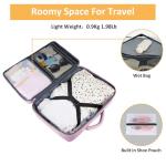 Taygeer Travel Backpack for Men Women, Airline Approved Underseat Personal Item with 17.3 inch Laptop Compartment, TSA Friendly Mochila for Business Hiking Weekend, Carry On Backpack, Orchid Purple