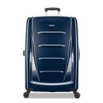 Samsonite Winfield 2 Hardside Expandable Luggage with Spinner Wheels, Navy, Checked-Large 28-Inch