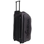 Wrangler Wesley Rolling Duffel Bag, Charcoal, Large 30-Inch