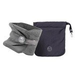 trtl Travel Pillow - Airplane Pillow for Neck and Shoulder Support - Soft, Lightweight, Machine-Washable Travel Pillows for Airplanes - Grey