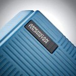 American Tourister Stratum XLT Expandable Hardside Luggage with Spinner Wheels, Blue Spruce, Carry-On 21-Inch