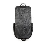 Amazon Basics Premium Travel Garment Bag with Shoulder Strap for Suits and Dresses, Trifold, 21.1 inch, Black, Solid