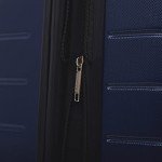 Wrangler Smart Luggage Cup Holder and USB Port, Navy Blue, 2 Piece Set