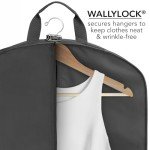 WallyBags® 60” Deluxe Travel Garment Bag Perfect for Dresses and Longer Clothes