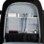 Amazon Basics Travel Backpack Carry On Flight Approved, Lightweight, Expandable, Dual Use as Backpack or Shoulder Bag, Black