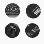 Packing Cubes Set Travel Luggage Organizers Suitcase Lightweight Accessories Black