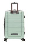 Rockland Melbourne Hardside Expandable Luggage with Spinner Wheels, Mint, Checked Large 28"