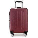 Elite Luggage Expandable Hardside Spinner Luggage, Burgundy, Carry-on 21-Inch