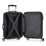 Elite Luggage Expandable Hardside Spinner Luggage, Burgundy, Carry-on 21-Inch