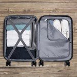 Elite Luggage Expandable Hardside Spinner Luggage, Burgundy, Carry-on 21-Inch