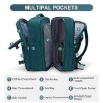 Casual Backpack Traveling Backpack, A-peacock Blue, Expandable, Travel Backpacks