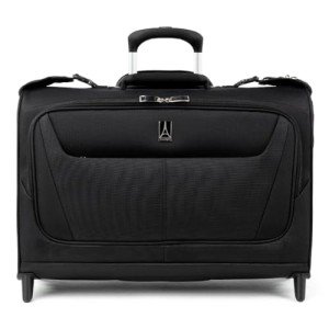 Travelpro Maxlite 5 Softside Lightweight Carry-On Upright 2 Wheel Rolling Garment Bag, Men and Women, Black, 22-Inch