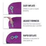 Sea to Summit Aeros Premium Traveller Inflatable Neck Pillow, Navy Blue