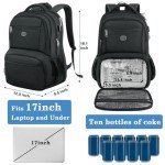 MATEIN 17 Inch Laptop Backpack, TSA Large Travel Backpack with Lunch Box, Anti-Theft Work Business Carry On with USB Port, Water Resistant Sturdy College Computer Backpack for Men Women