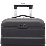Wrangler Hardside Spinner Carry-On Luggage, Charcoal, 22-Inch