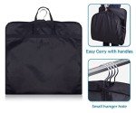 KIMBORA 43" Suit Bags for Closet Storage and Travel, Gusseted Hanging Garment Bags for Men Suit Cover With Handles for Clothes, Coats, Jackets, Shirts（3 Packs）