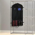 Simple Houseware 43-Inch Heavy Duty Garment Bag with Pockets for Dresses, Coats