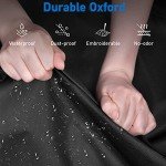 MISSLO 43" Heavy Duty Garment Bags for Travel 6" Gusseted Suit Bags for Closet Storage 4 Handles Hanging Clothes Bag with Pocket Mens Suit Cover for Shirts, Coats, Dresses