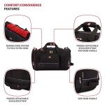 SwissGear Apex Travel Duffle Bags, Black, 20-Inch