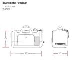 SwissGear Apex Travel Duffle Bags, Black, 20-Inch