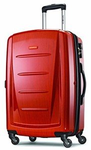 Samsonite Winfield 2 Hardside Expandable Luggage with Spinner Wheels, Orange, Checked-Medium 24-Inch