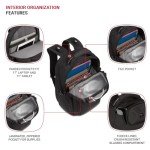 SwissGear Endure ScanSmart Laptop Backpack, Black, 17.75-Inch